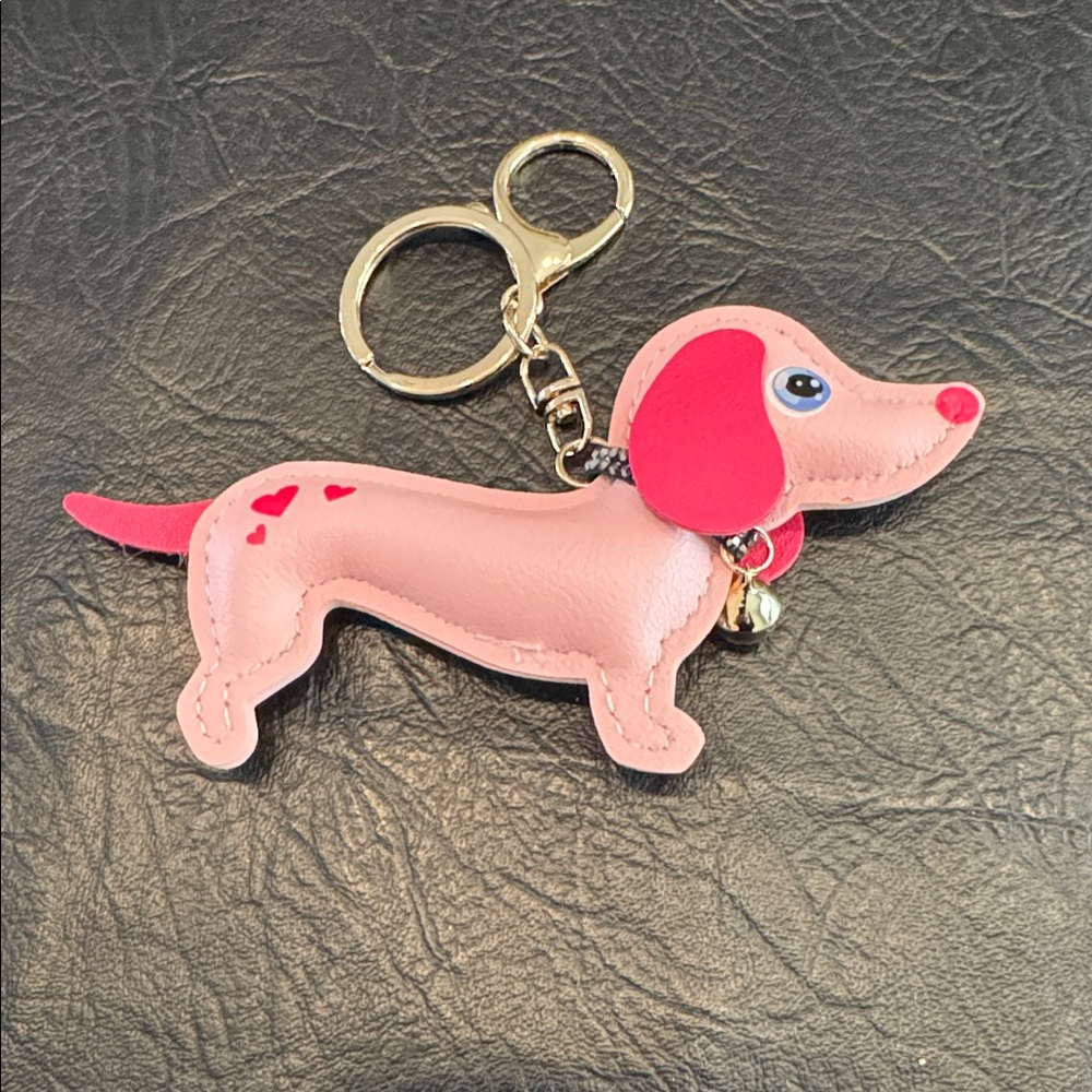 Dachshund Dog Keychain Bag Charm, NEW - Picture 5 of 5